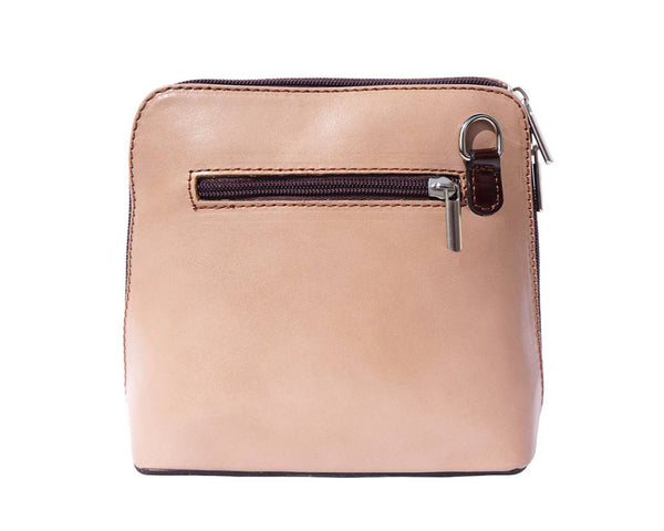 Small Italian Leather Cross Cross Body Bag - Dalida - Luxury Italian Handbags and Accessories