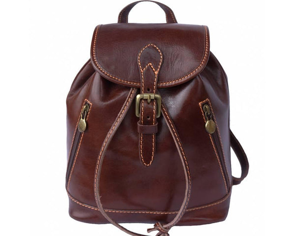 "Luminosa" Italian Leather Backpack - Luxury Italian Handbags and Accessories