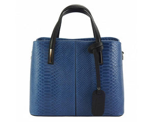"Vanessa" Printed Italian Leather Handbag - Luxury Italian Handbags and Accessories