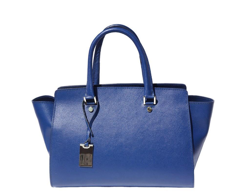 "Nicoletta" Saffiano Italian leather handbag - Luxury Italian Handbags and Accessories