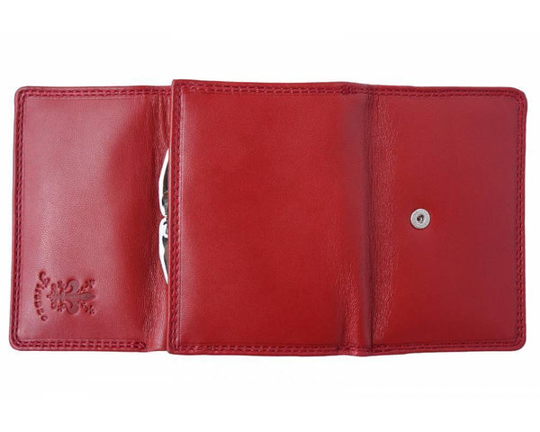 Women's Tri Fold Italian Leather Wallet - Marta - Luxury Italian Handbags and Accessories