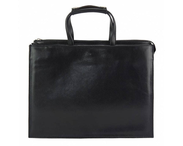 "Ivano" Italian leather Tote/Briefcase - Luxury Italian Handbags and Accessories