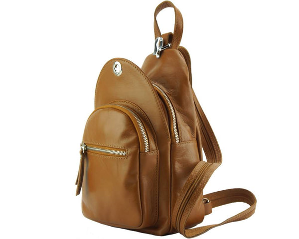 Olivia Italian Leather Backpack - Luxury Italian Handbags and Accessories