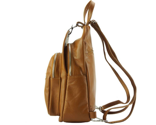Olivia Italian Leather Backpack - Luxury Italian Handbags and Accessories