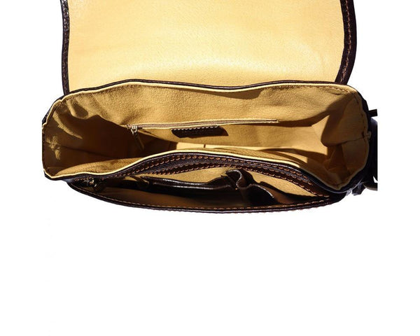 "Christopher" Italian Leather Messenger Bag - Luxury Italian Handbags and Accessories
