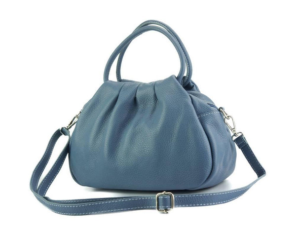 "Noemi" Small Soft Leather Handbag - Luxury Italian Handbags and Accessories