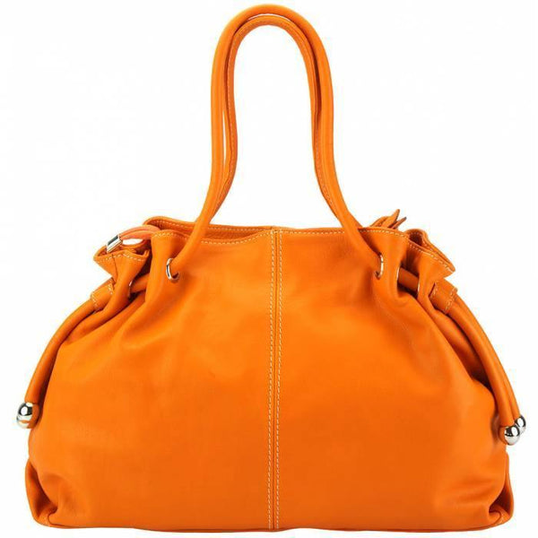 "Elisabetta" Italian Leather Shoulder Bag - Luxury Italian Handbags and Accessories