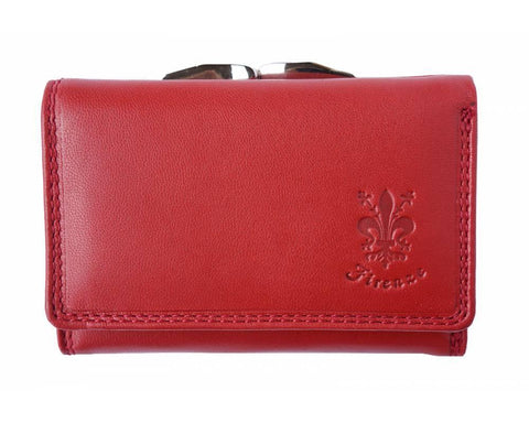 Women's Tri Fold Italian Leather Wallet - Marta - Luxury Italian Handbags and Accessories